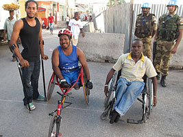 Haitian athletes aspiring to participate in the 2012 London Paralympic Games